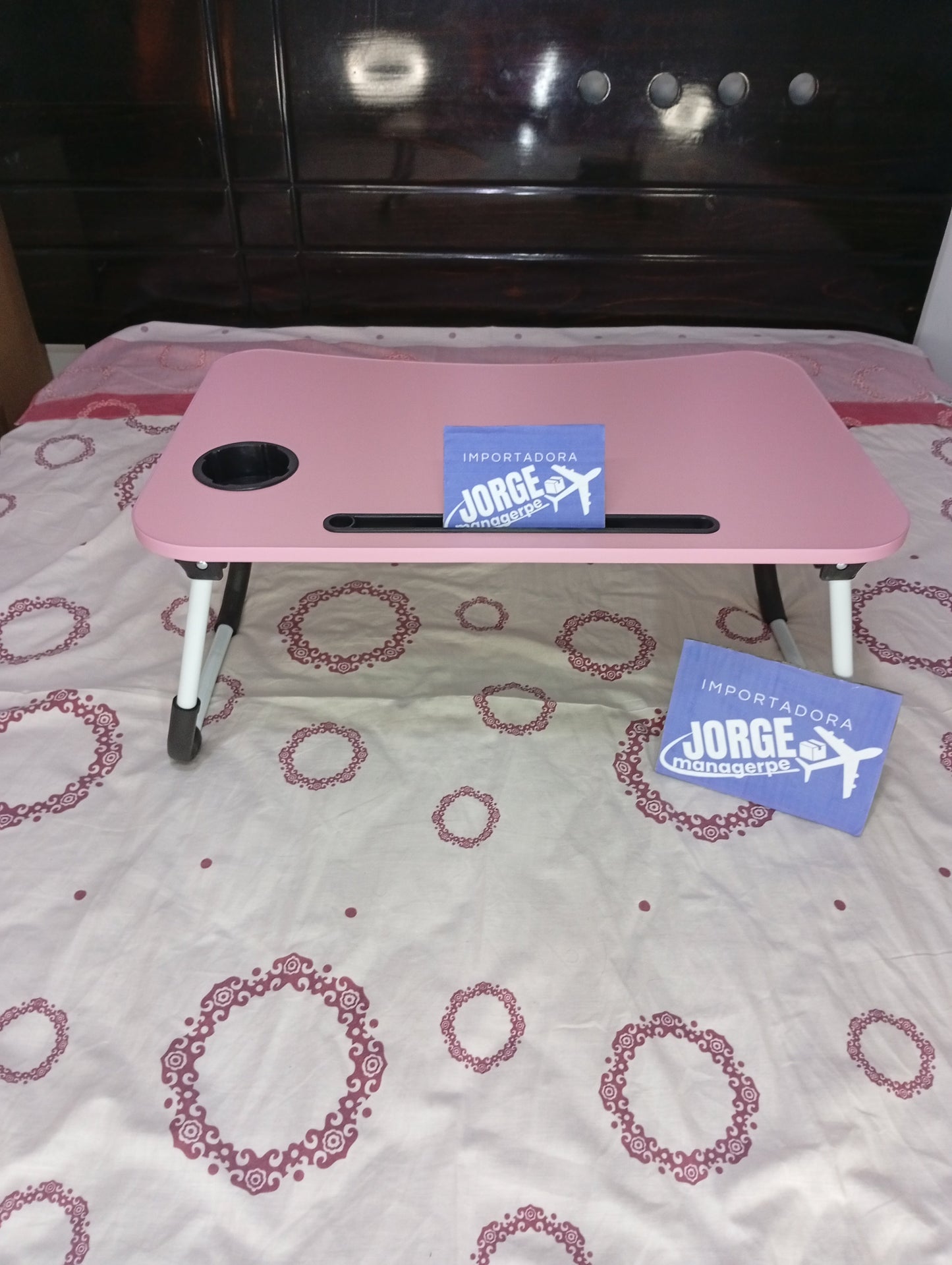 Mesa plegable para cama