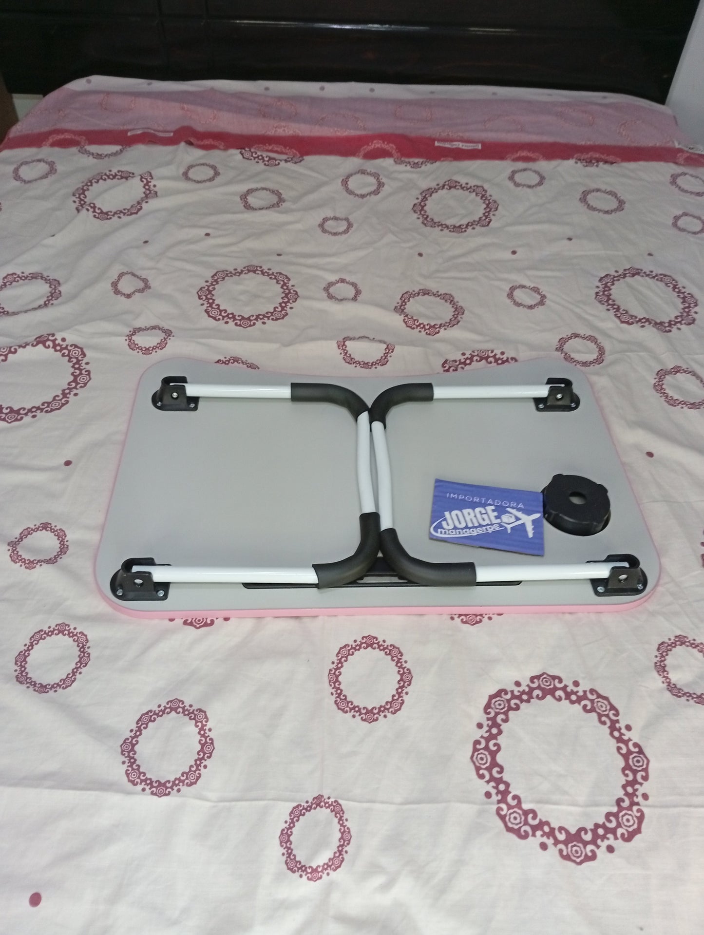 Mesa plegable para cama
