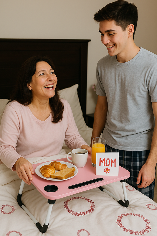 Mesa plegable para cama