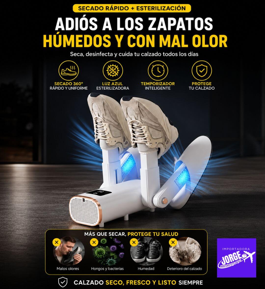 Zapafresh - El secador de 4 calzados que te sacará de varios apuros